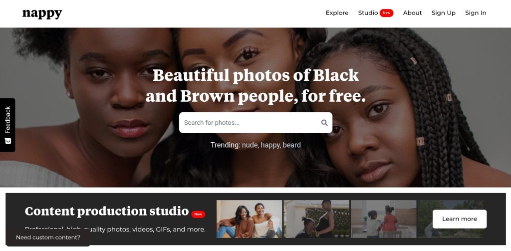 Nappy.co website